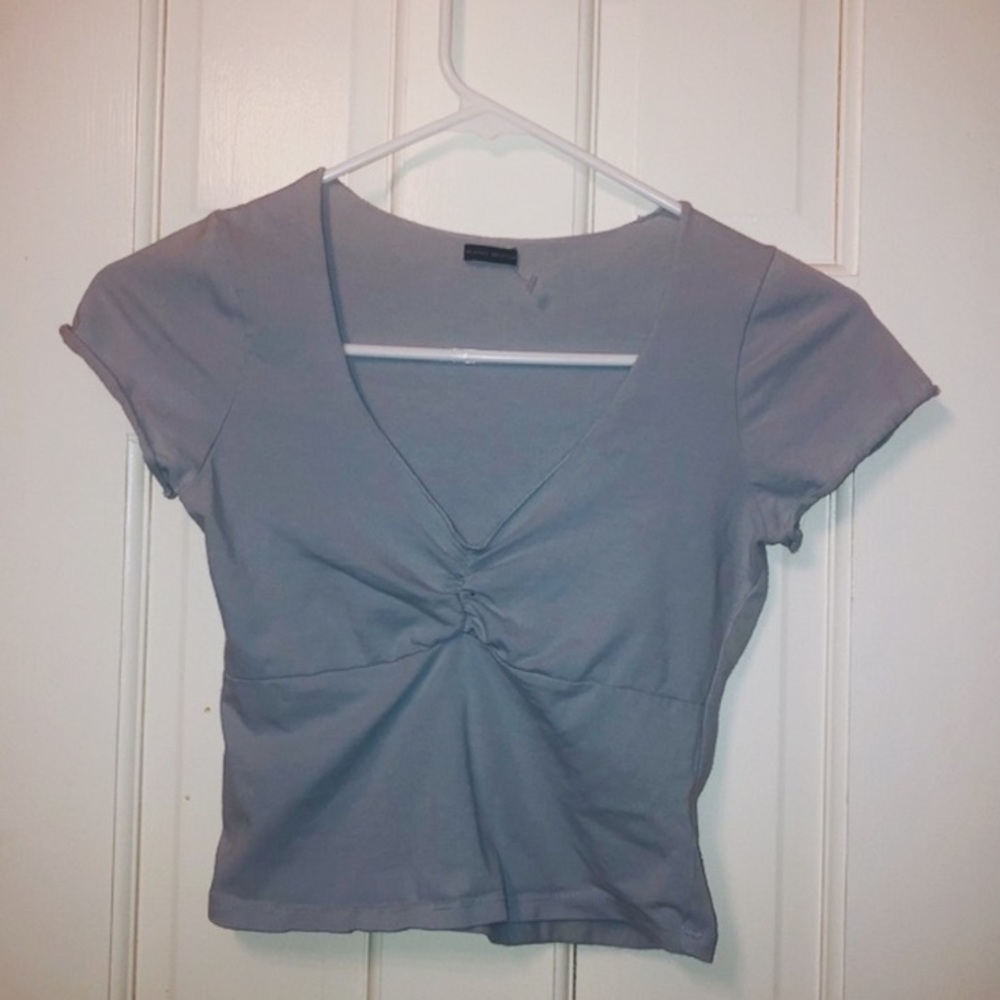 brandy melville periwinkle blue gina top